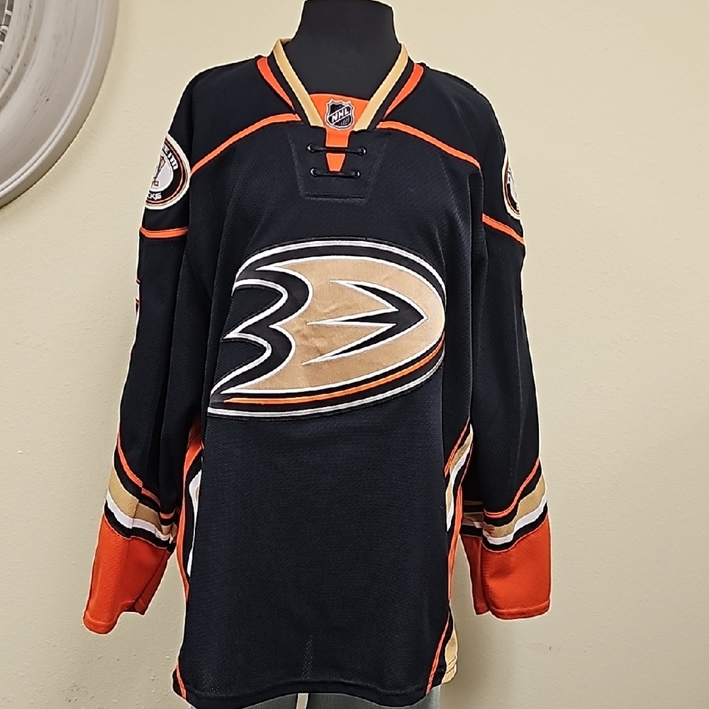 NHL Andrew Cogliano Signed Anaheim Ducks Black Reebok Hockey Jersey